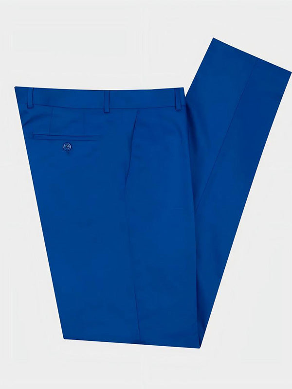 Blue 3-piece 2-button Notch Lapel suit