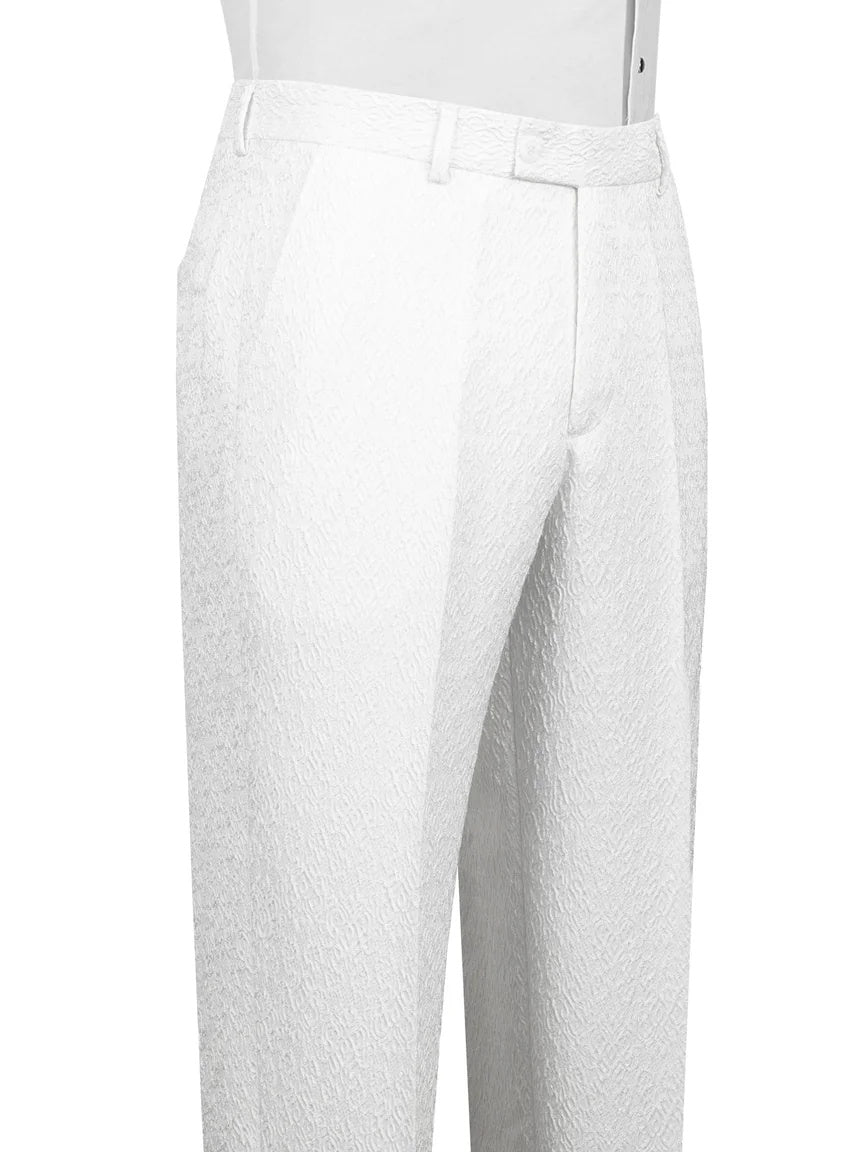 Chic Black and White Peak Lapel 2-Button 2-Piece Suit