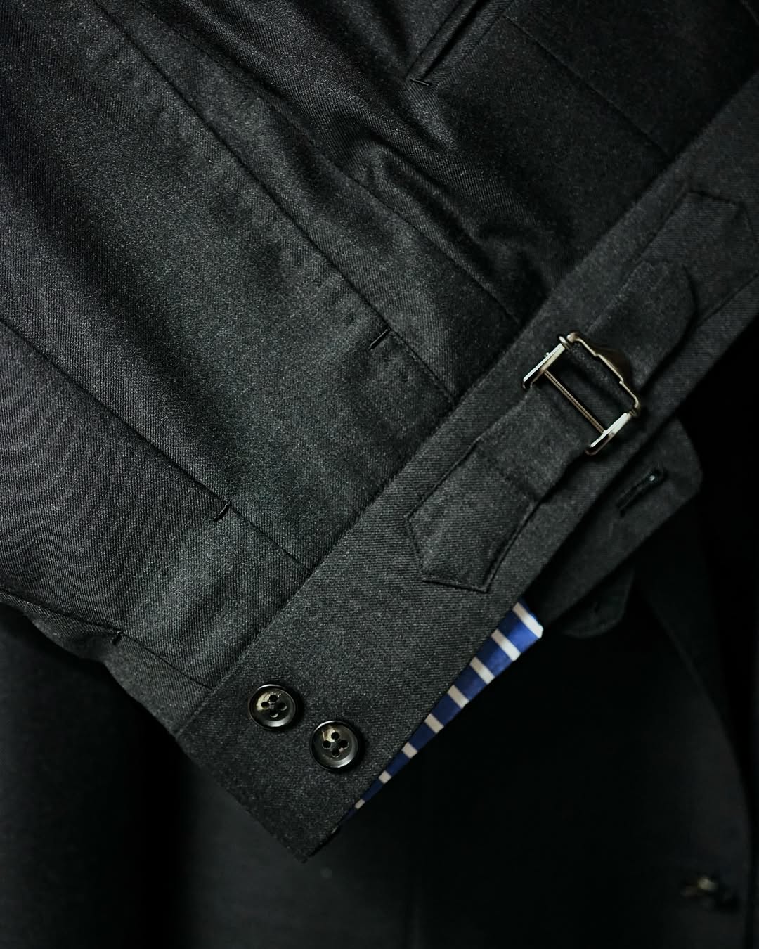 Black 2-Piece Notch Lapel Single Breasted Business Suit