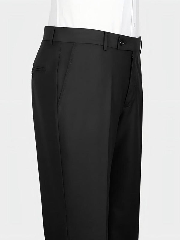 Black 2-piece 2-button Shawl Lapel suit